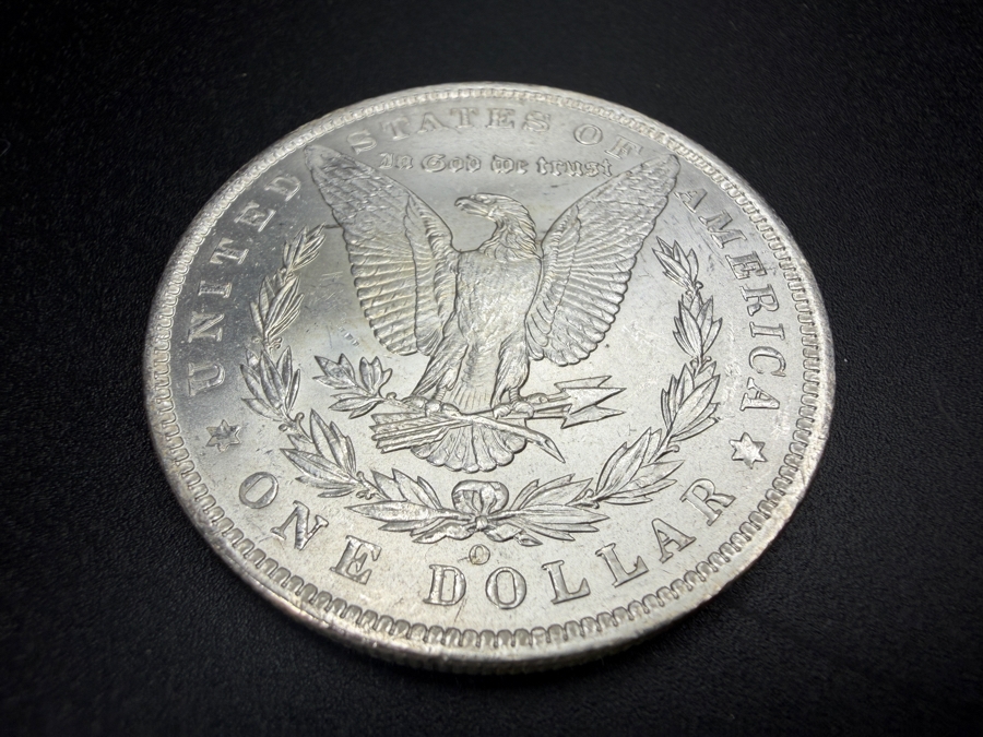 1885 O Brilliant Uncirculated Morgan Silver Dollar [Photo 4]