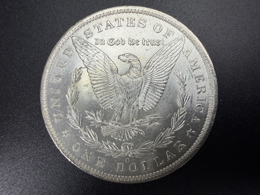 1885 O Brilliant Uncirculated Morgan Silver Dollar [Photo 3]