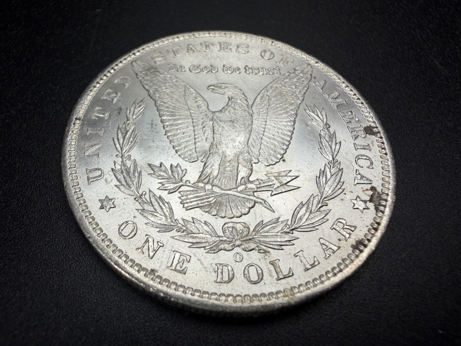 1885 O Brilliant Uncirculated Morgan Silver Dollar [Photo 4]