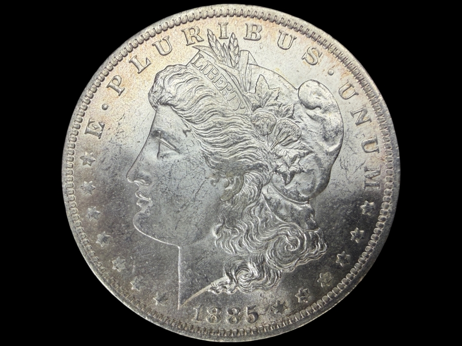 1885 O Brilliant Uncirculated Morgan Silver Dollar