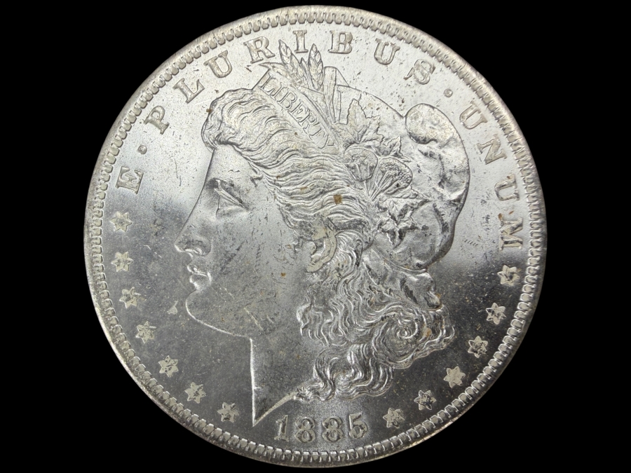 1885 O Brilliant Uncirculated Morgan Silver Dollar