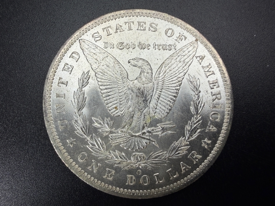 1885 O Brilliant Uncirculated Morgan Silver Dollar [Photo 3]
