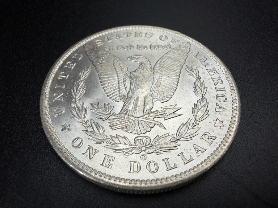 1885 O Brilliant Uncirculated Morgan Silver Dollar [Photo 4]