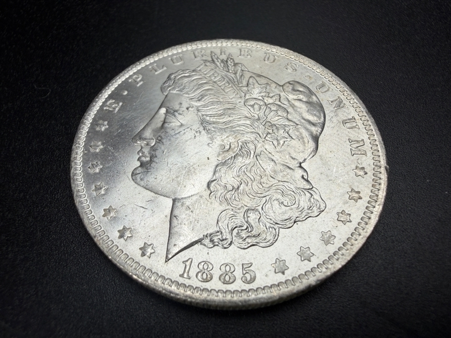 1885 O Brilliant Uncirculated Morgan Silver Dollar [Photo 2]