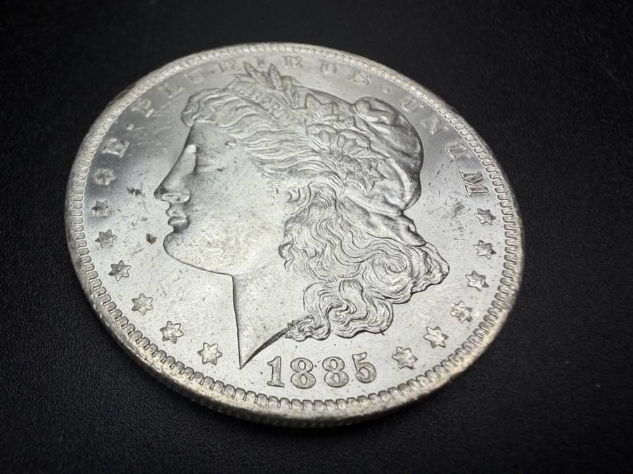 1885 O Brilliant Uncirculated Morgan Silver Dollar [Photo 2]
