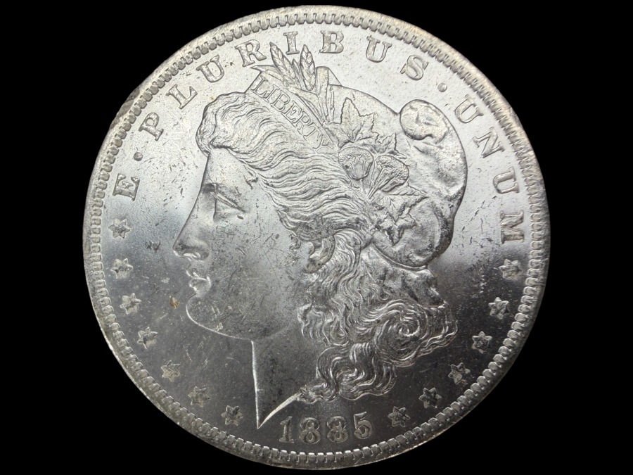 1885 O Brilliant Uncirculated Morgan Silver Dollar