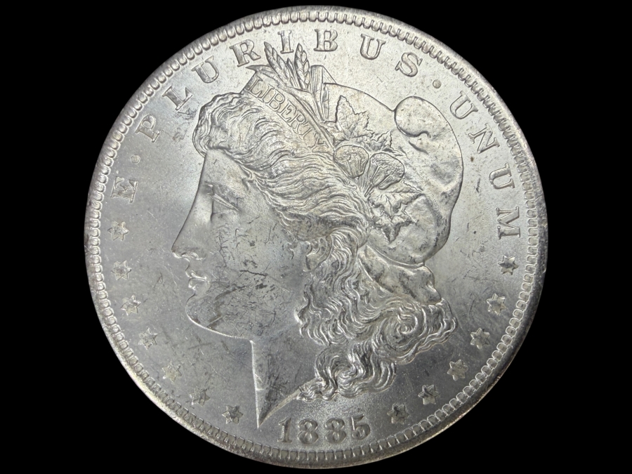 1885 O Brilliant Uncirculated Morgan Silver Dollar