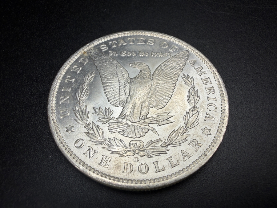 1885 O Brilliant Uncirculated Morgan Silver Dollar [Photo 4]