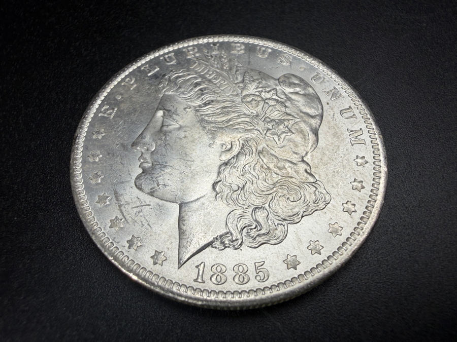 1885 O Brilliant Uncirculated Morgan Silver Dollar [Photo 2]