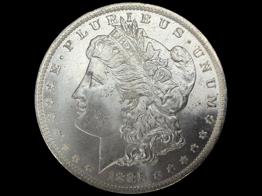1885 O Brilliant Uncirculated Morgan Silver Dollar
