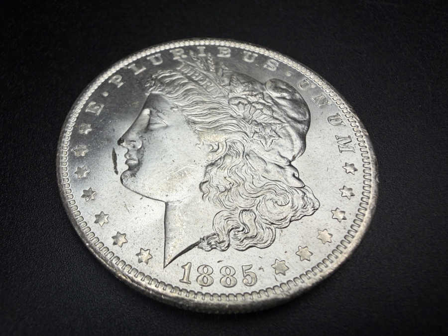 1885 O Brilliant Uncirculated Morgan Silver Dollar [Photo 2]