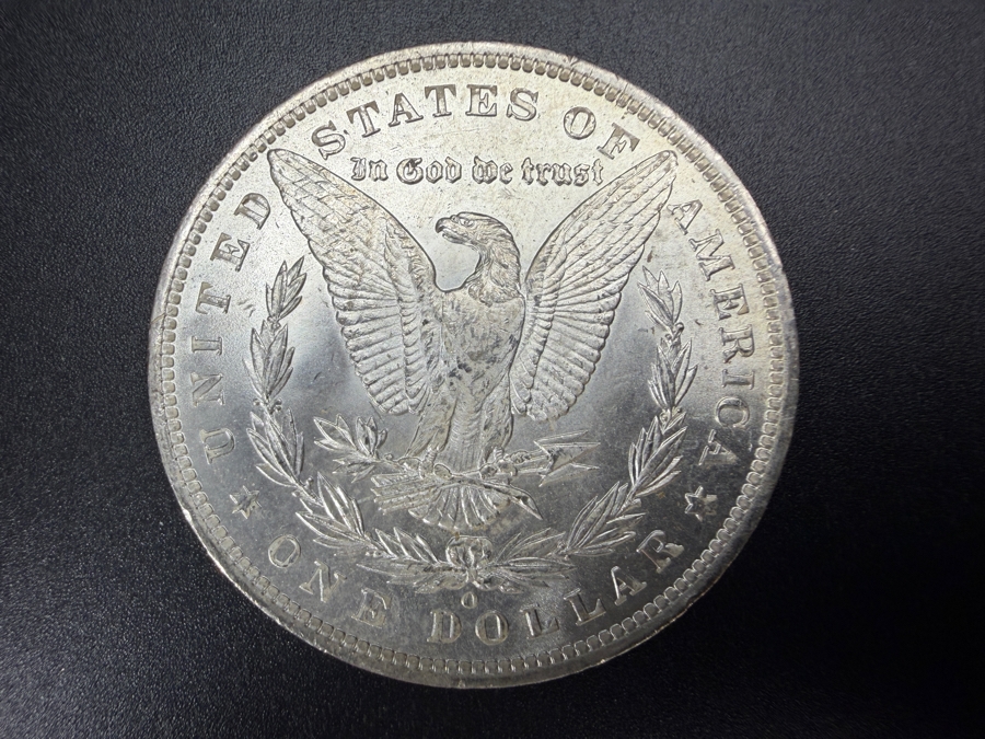 1885 O Brilliant Uncirculated Morgan Silver Dollar [Photo 3]