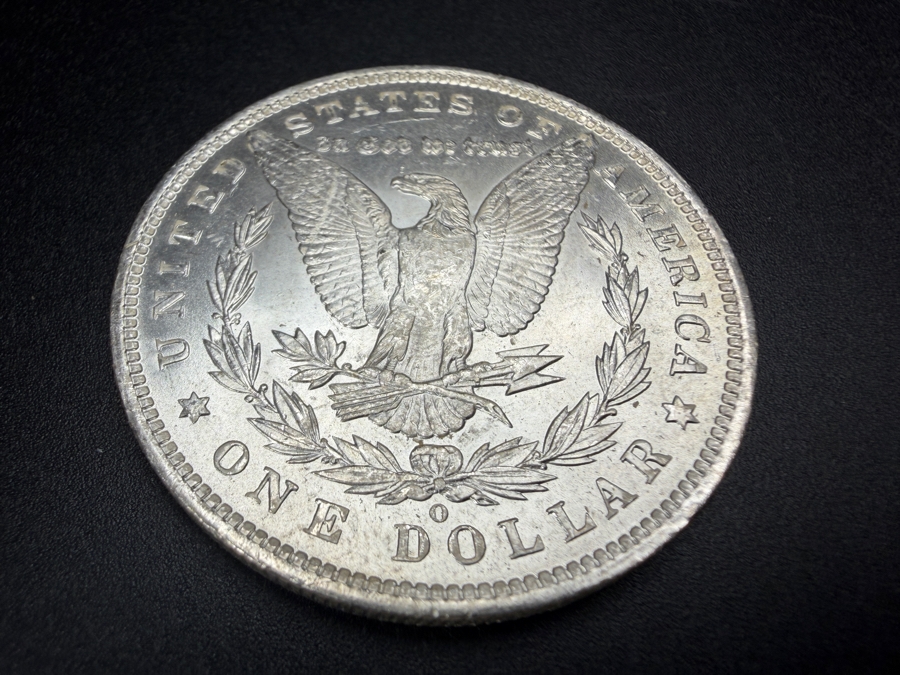 1885 O Brilliant Uncirculated Morgan Silver Dollar [Photo 4]
