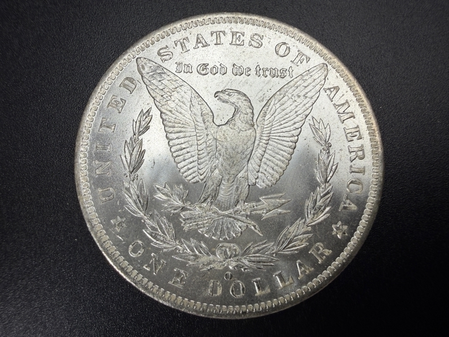 1885 O Brilliant Uncirculated Morgan Silver Dollar [Photo 3]