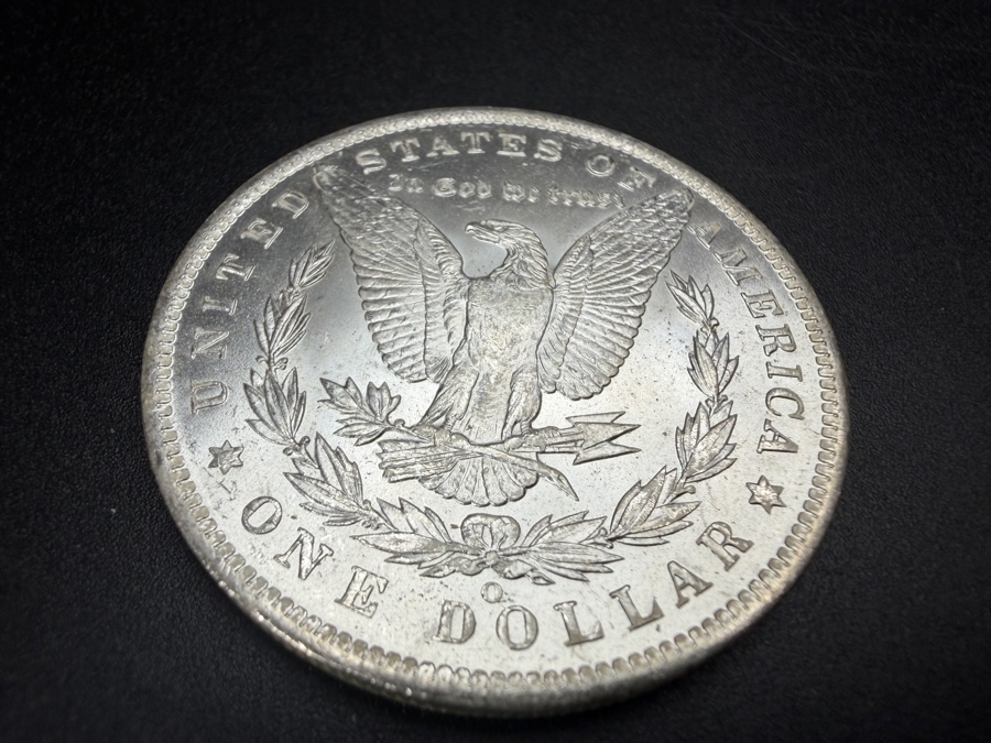 1885 O Brilliant Uncirculated Morgan Silver Dollar [Photo 4]