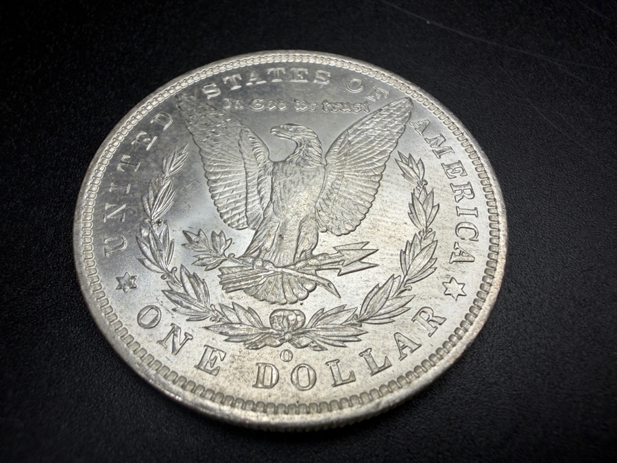 1885 O Brilliant Uncirculated Morgan Silver Dollar [Photo 4]