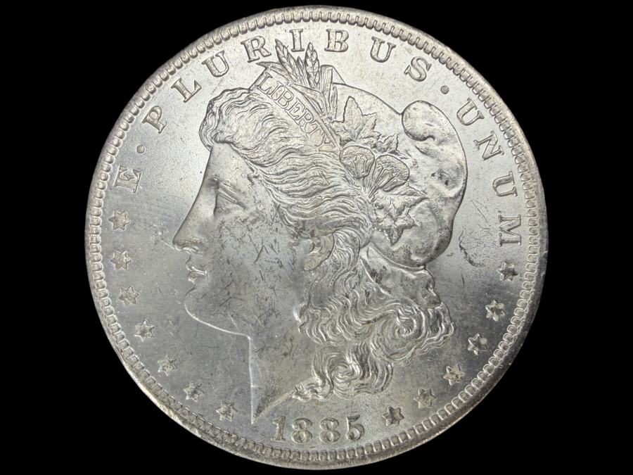 1885 O Brilliant Uncirculated Morgan Silver Dollar