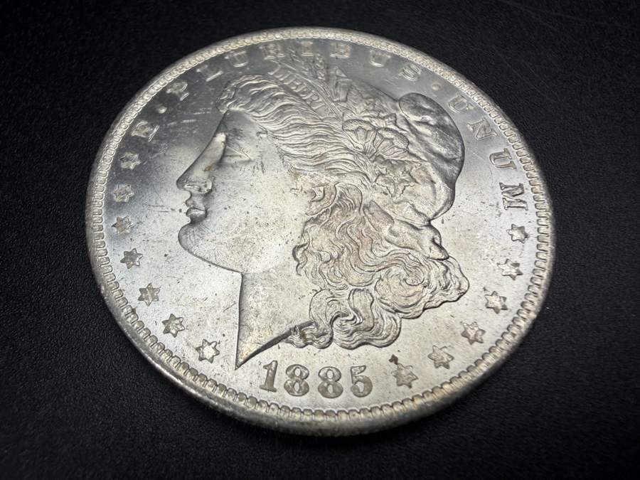 1885 O Brilliant Uncirculated Morgan Silver Dollar [Photo 2]
