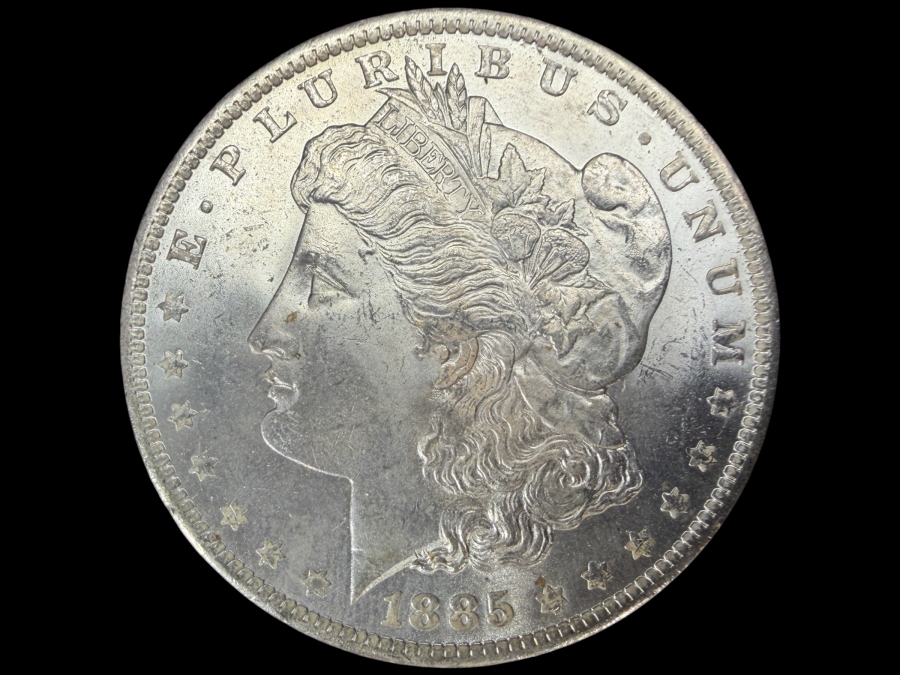 1885 O Brilliant Uncirculated Morgan Silver Dollar