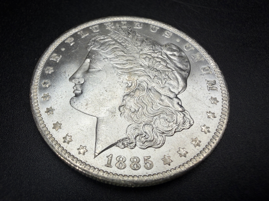 1885 O Brilliant Uncirculated Morgan Silver Dollar [Photo 2]