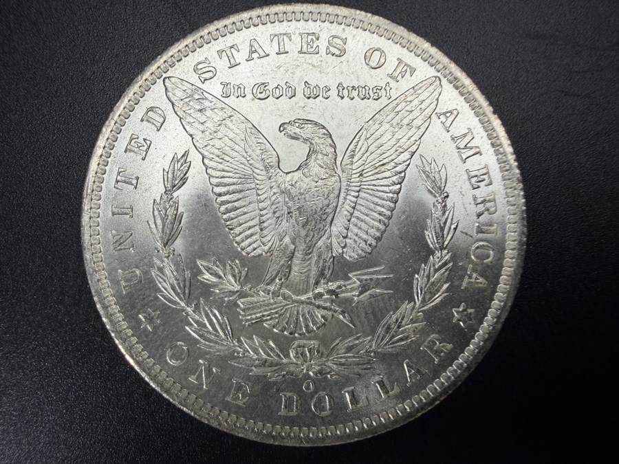 1885 O Brilliant Uncirculated Morgan Silver Dollar [Photo 3]