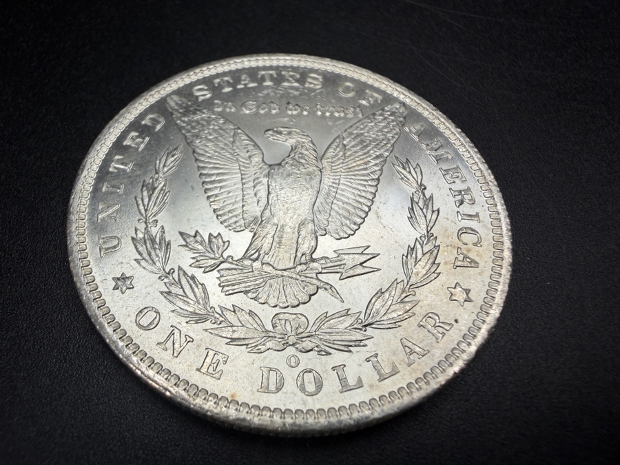 1885 O Brilliant Uncirculated Morgan Silver Dollar [Photo 4]