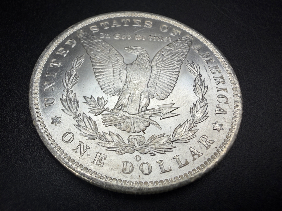 1885 O Brilliant Uncirculated Morgan Silver Dollar [Photo 4]
