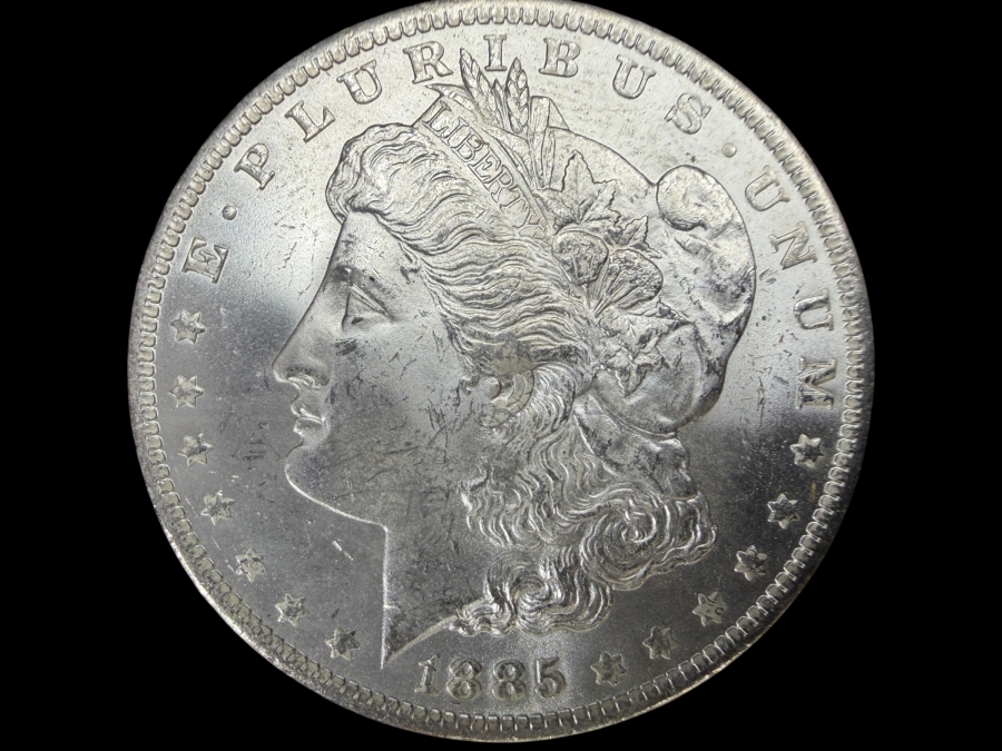 1885 O Brilliant Uncirculated Morgan Silver Dollar