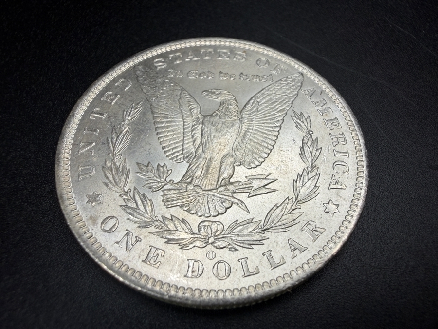 1885 O Brilliant Uncirculated Morgan Silver Dollar [Photo 4]