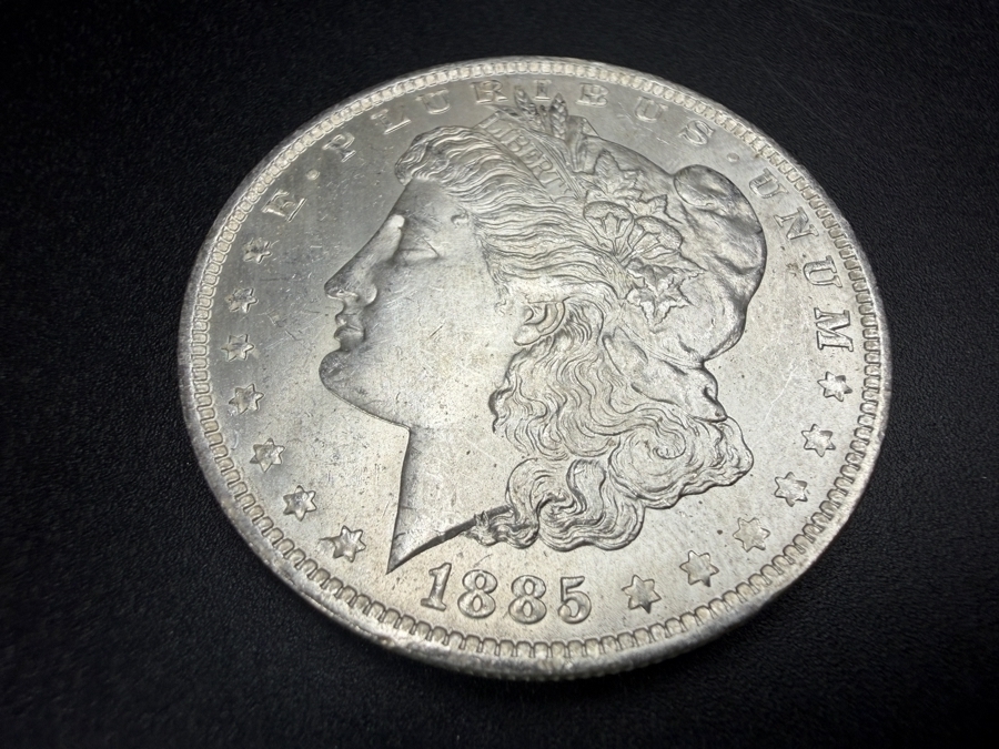 1885 O Brilliant Uncirculated Morgan Silver Dollar [Photo 2]