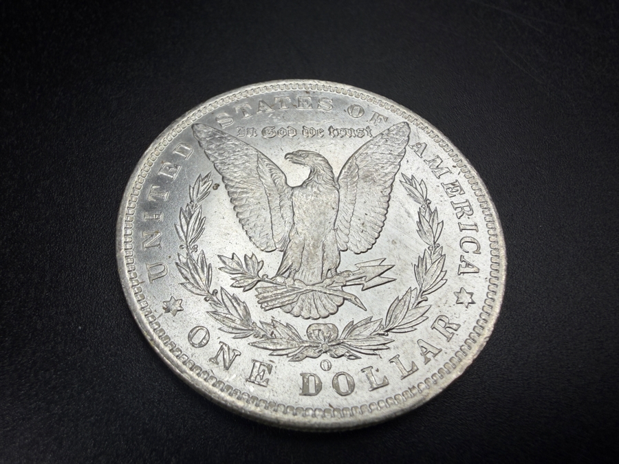 1885 O Brilliant Uncirculated Morgan Silver Dollar [Photo 4]