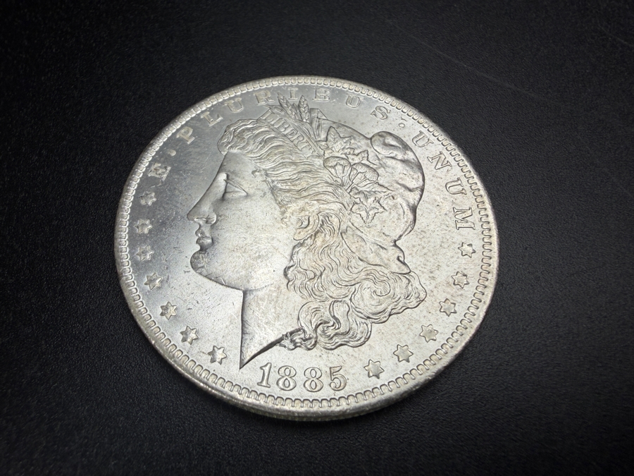 1885 O Brilliant Uncirculated Morgan Silver Dollar [Photo 2]