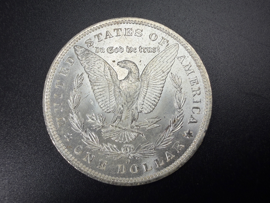 1885 O Brilliant Uncirculated Morgan Silver Dollar [Photo 3]