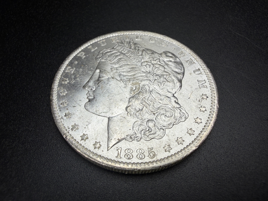 1885 O Brilliant Uncirculated Morgan Silver Dollar [Photo 2]