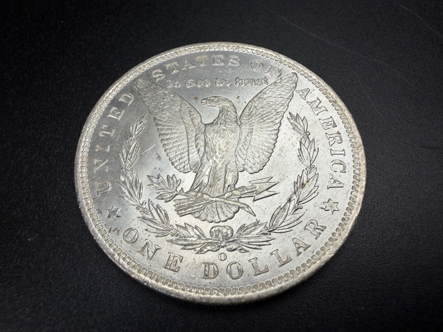 1885 O Brilliant Uncirculated Morgan Silver Dollar [Photo 4]