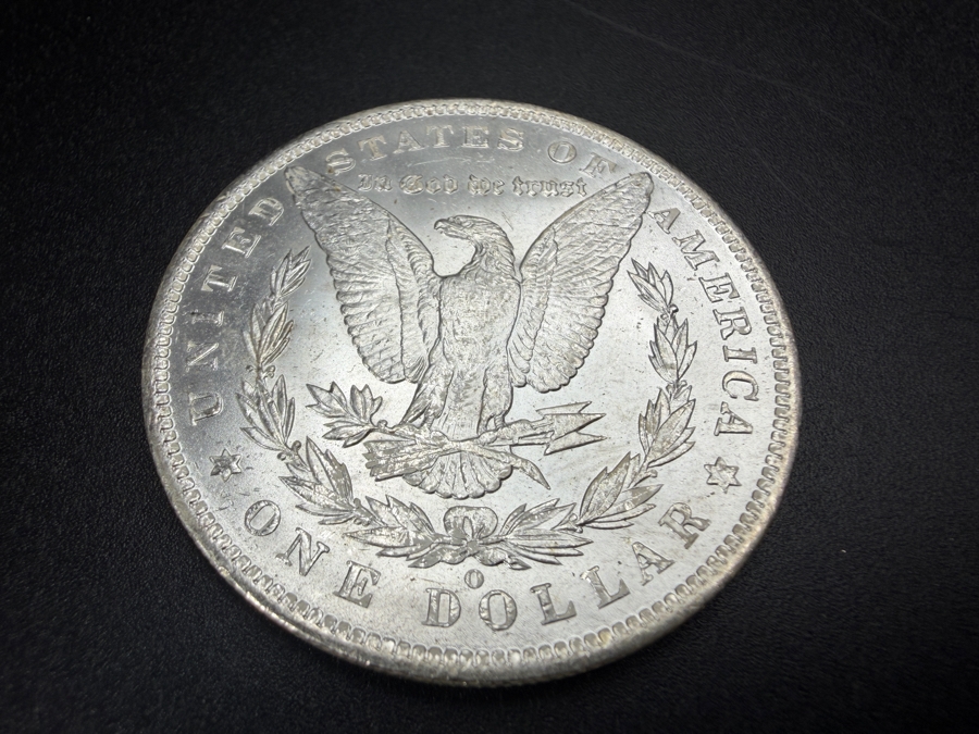 1885 O Brilliant Uncirculated Morgan Silver Dollar [Photo 4]