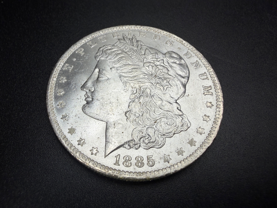 1885 O Brilliant Uncirculated Morgan Silver Dollar [Photo 2]