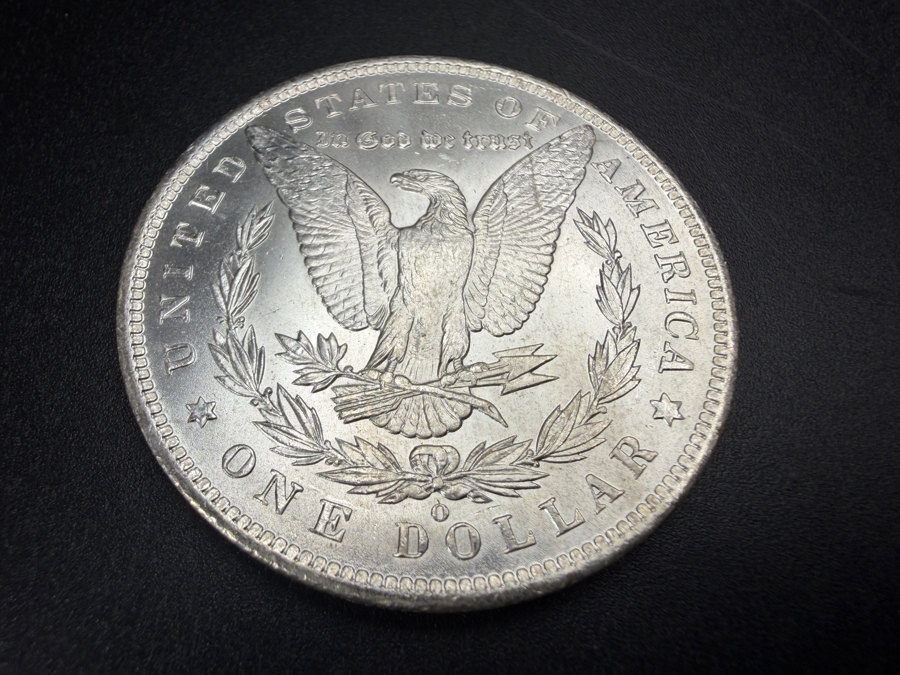 1885 O Brilliant Uncirculated Morgan Silver Dollar [Photo 4]