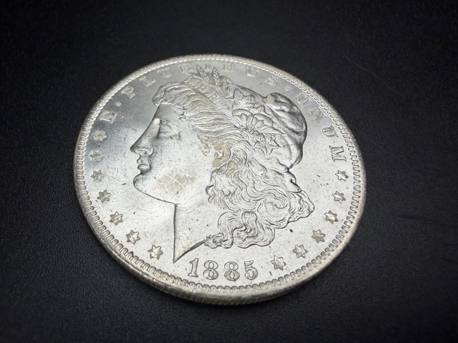 1885 O Brilliant Uncirculated Morgan Silver Dollar [Photo 2]