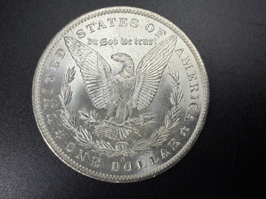 1885 O Brilliant Uncirculated Morgan Silver Dollar [Photo 3]