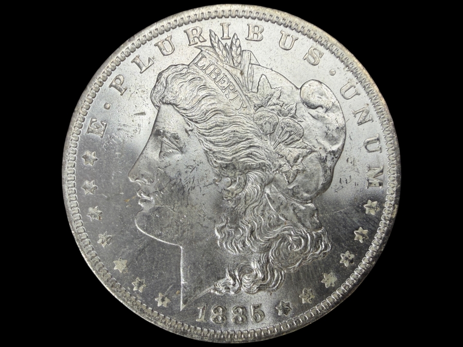 1885 O Brilliant Uncirculated Morgan Silver Dollar