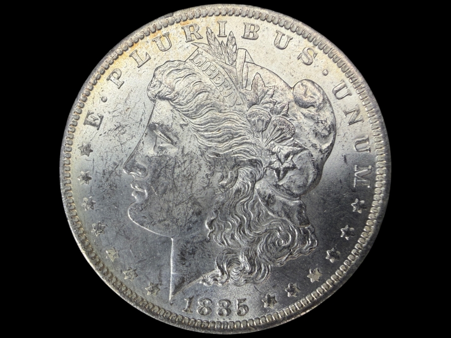 1885 O Brilliant Uncirculated Morgan Silver Dollar