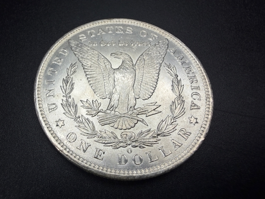 1885 O Brilliant Uncirculated Morgan Silver Dollar [Photo 4]