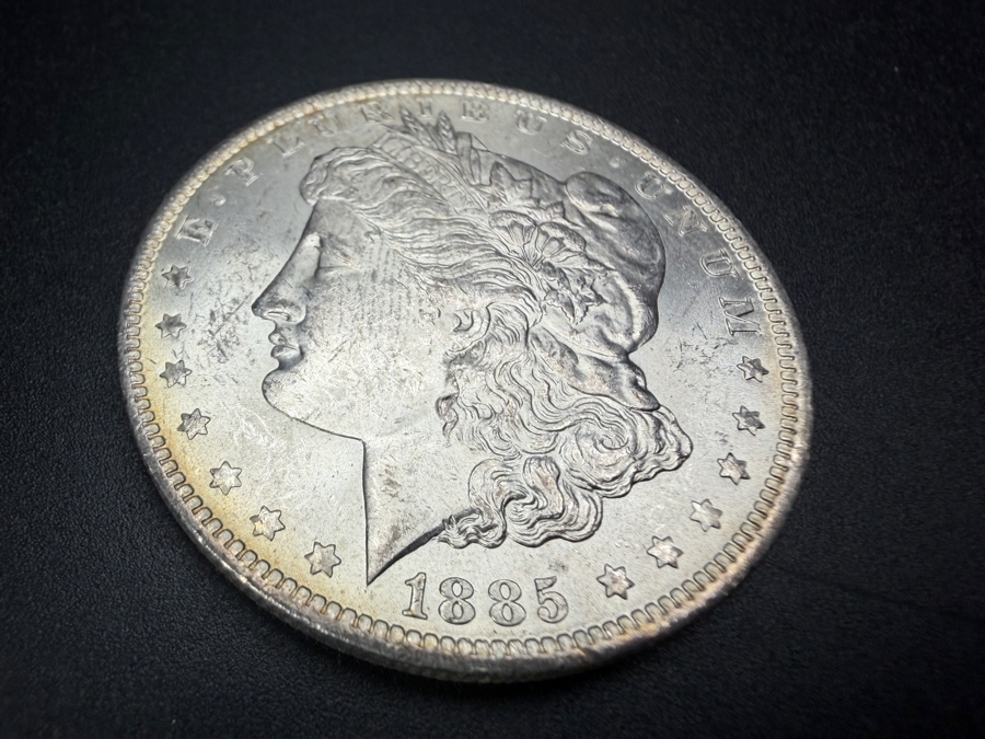 1885 O Brilliant Uncirculated Morgan Silver Dollar [Photo 2]