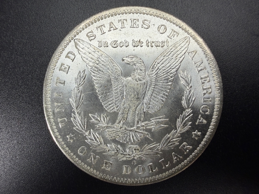 1885 O Brilliant Uncirculated Morgan Silver Dollar [Photo 3]