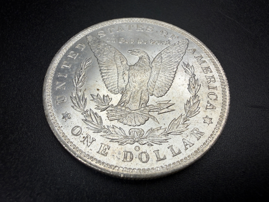 1885 O Brilliant Uncirculated Morgan Silver Dollar [Photo 4]