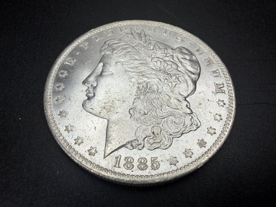 1885 O Brilliant Uncirculated Morgan Silver Dollar [Photo 2]