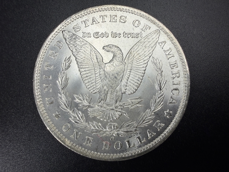 1885 O Brilliant Uncirculated Morgan Silver Dollar [Photo 3]