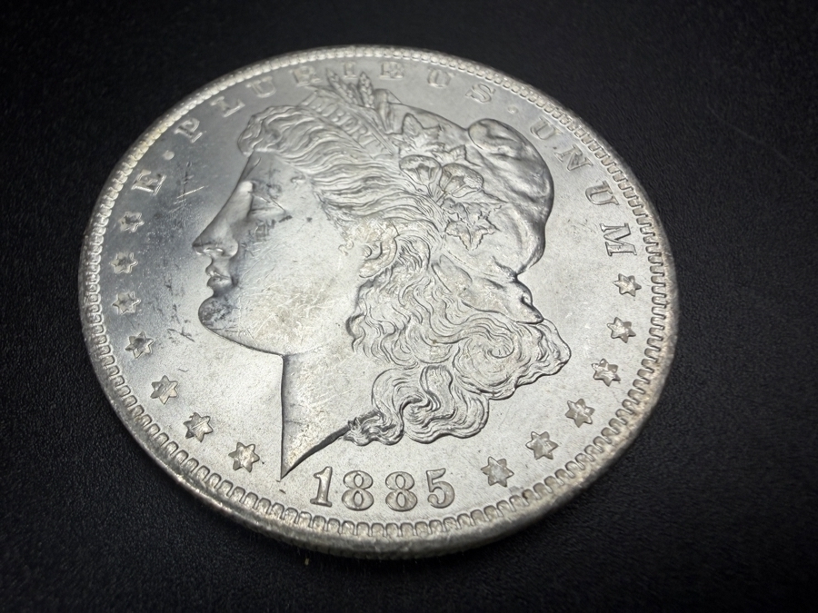 1885 O Brilliant Uncirculated Morgan Silver Dollar [Photo 2]