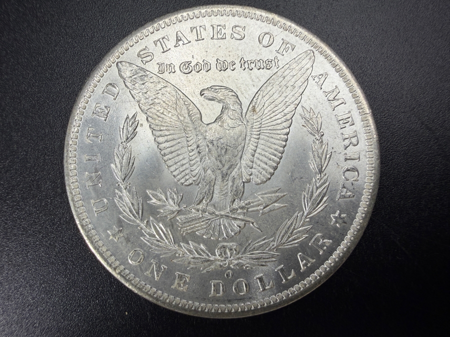 1885 O Brilliant Uncirculated Morgan Silver Dollar [Photo 3]